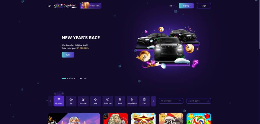 Онлайн казино Cryptoboss