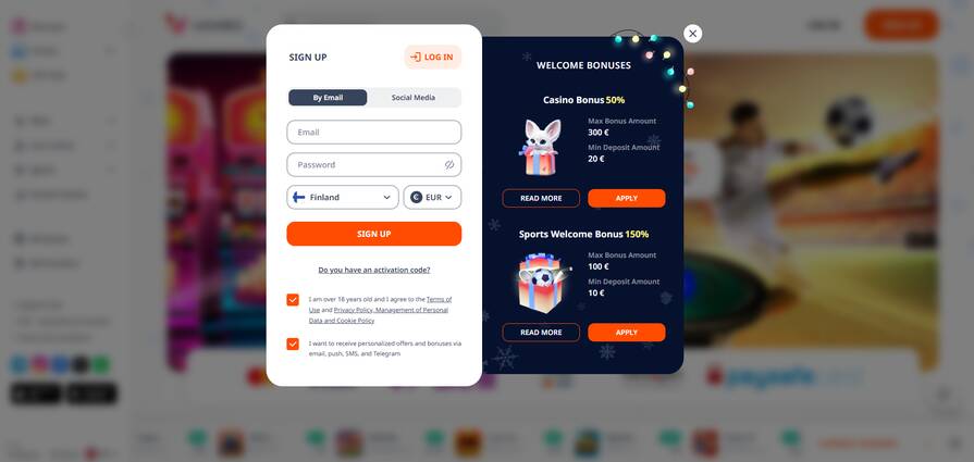 Онлайн казино Monro регистрация