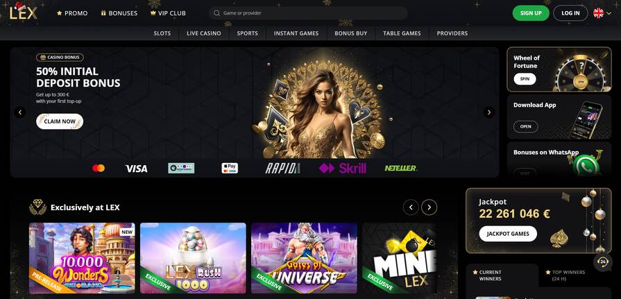 Онлайн казино Lex