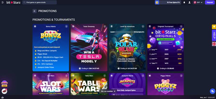 Онлайн казино BitStarz