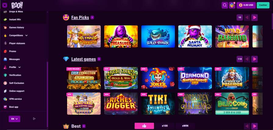 Казино Booi азартные игры