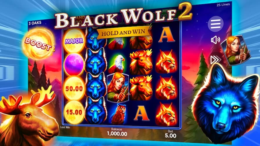 Black Wolf 2 Hold and Win