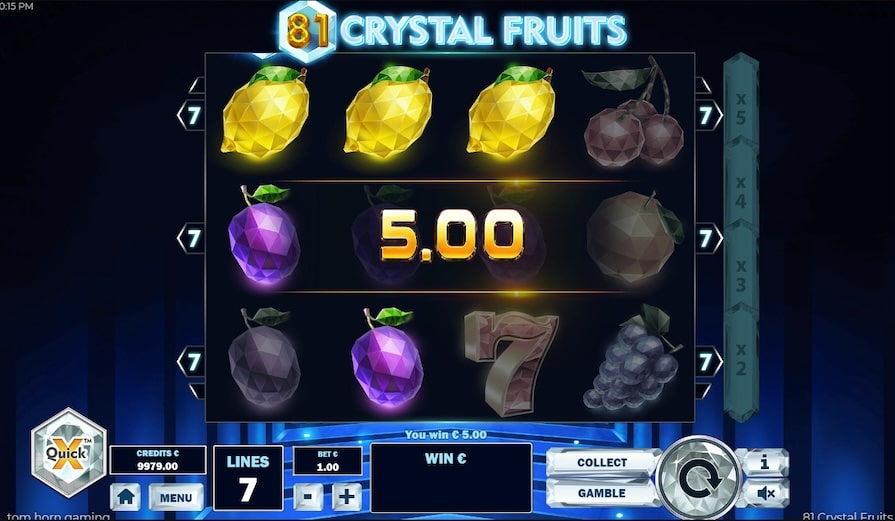 Дизайн игры 81 Crystal Fruits