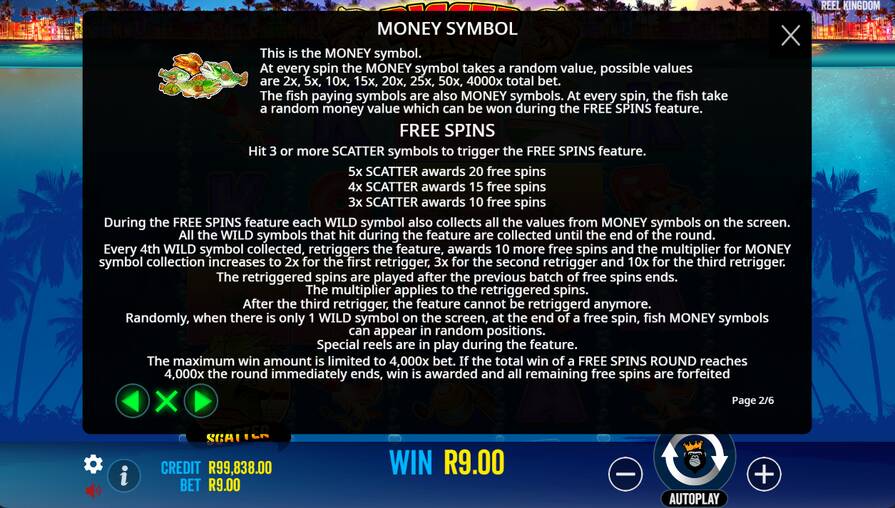 Символы в Bigger Bass Bonanza