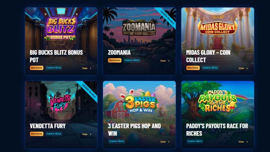 Gaming Corps — каталог игр