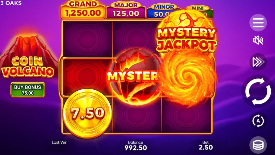 Дизайн игры Coin Volcano