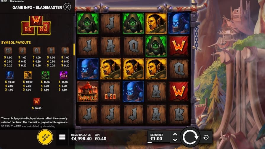 Символы и выплаты