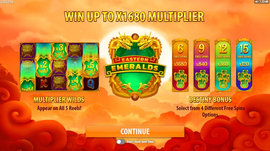 Бесплатная игра в Eastern Emeralds