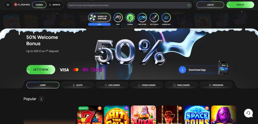 Онлайн казино Flagman