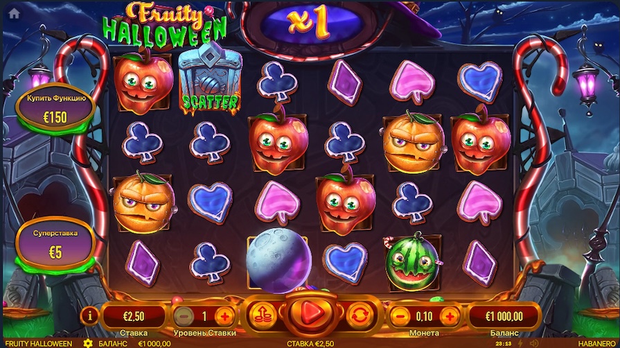 Слот Fruity Halloween