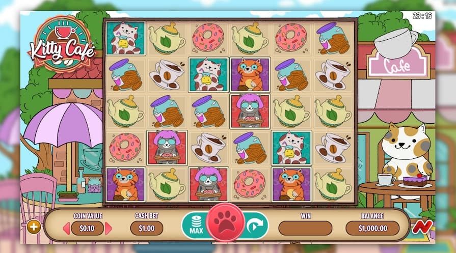 Слот Kitty Café