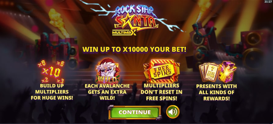 Бесплатная игра в Rock Star Santa Multimax