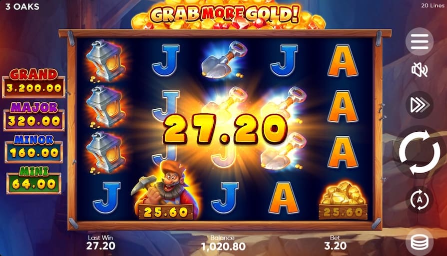 Дизайн игры Grab More Gold!