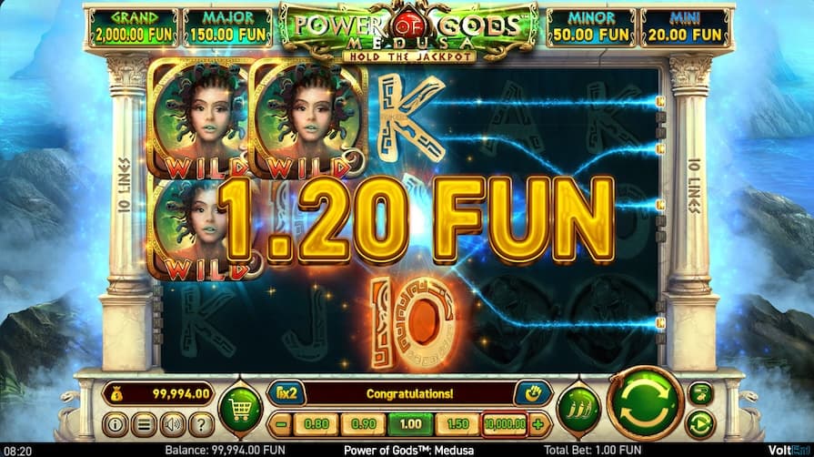 Дизайн игры Power of Gods: Medusa