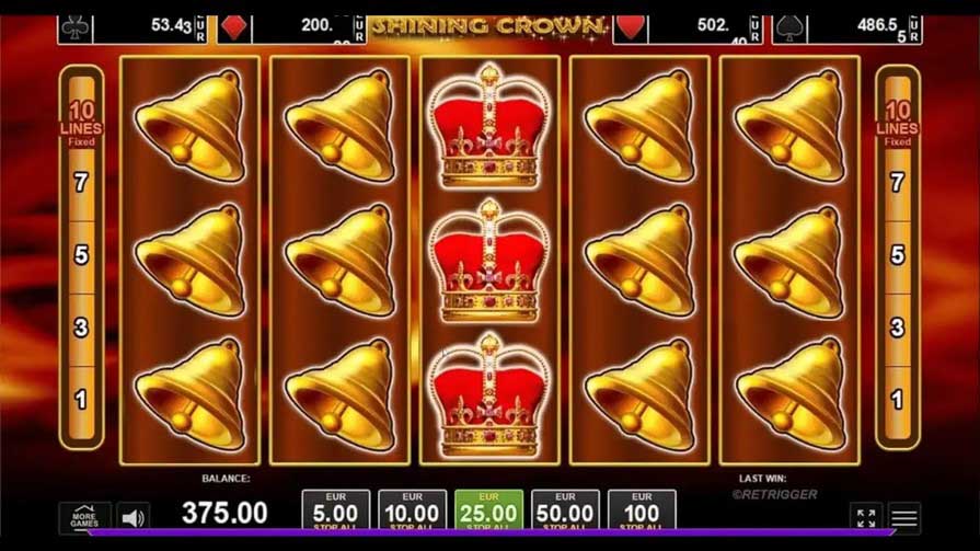 Слот Shining Crown