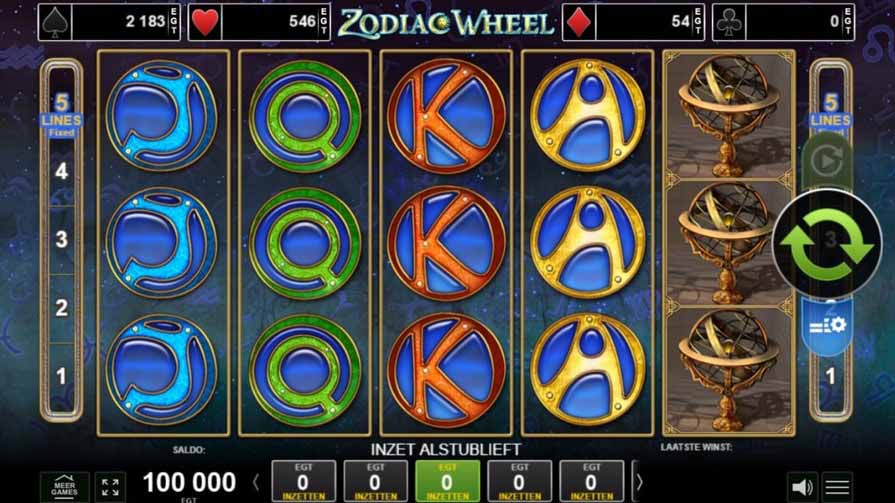 Слот Zodiac Wheel