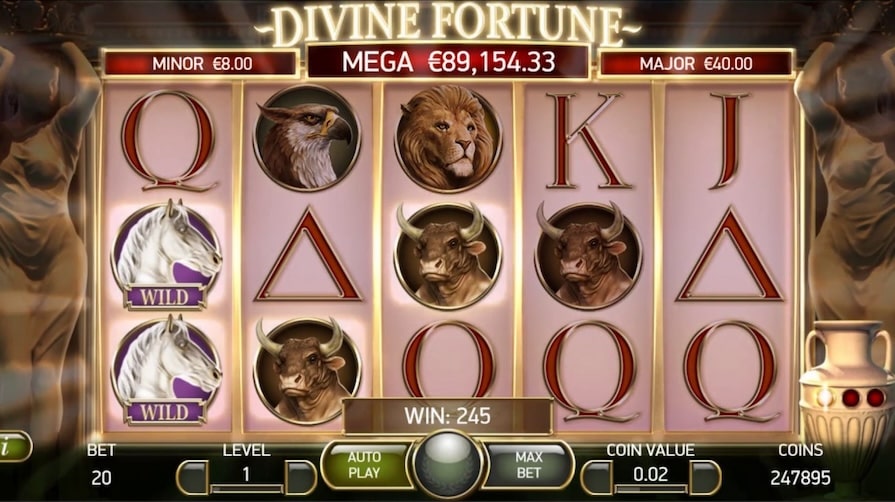 Бесплатная игра в Divine Fortune