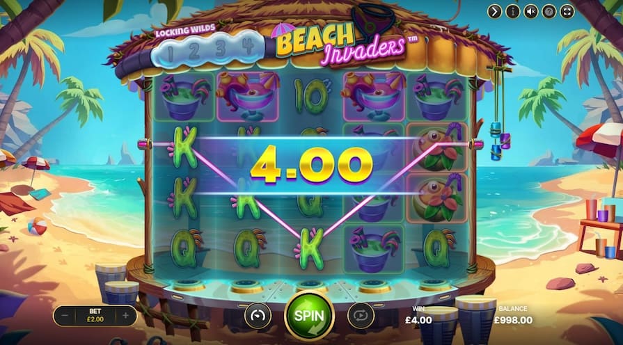 Дизайн игры Beach Invaders