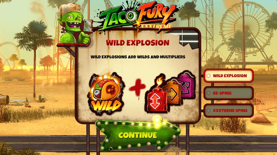 Бесплатная игра в Taco Fury Xxxtreme