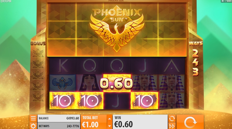 Дизайн игры Phoenix Sun