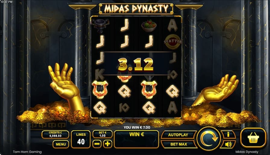 Дизайн игры Midas Dynasty