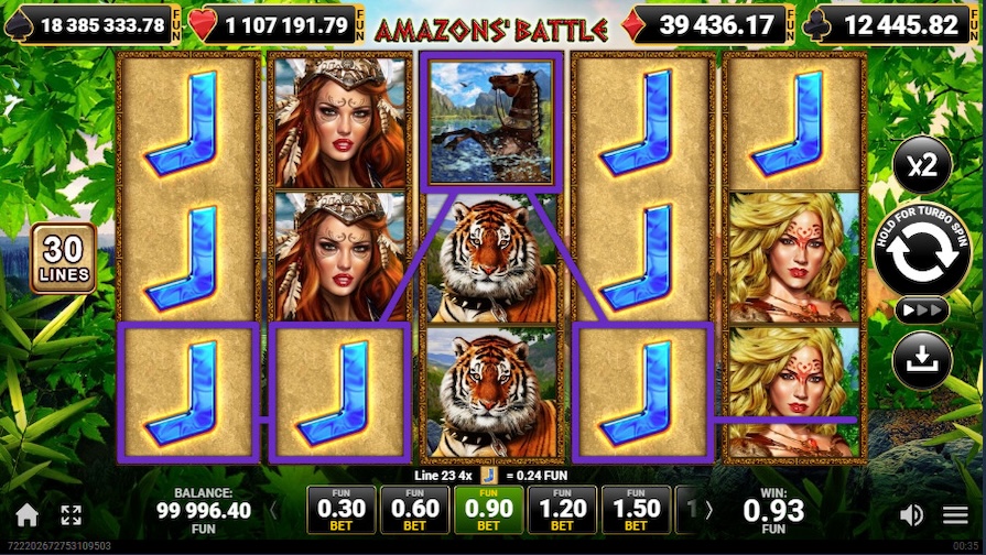 Дизайн игры Amazons' Battle