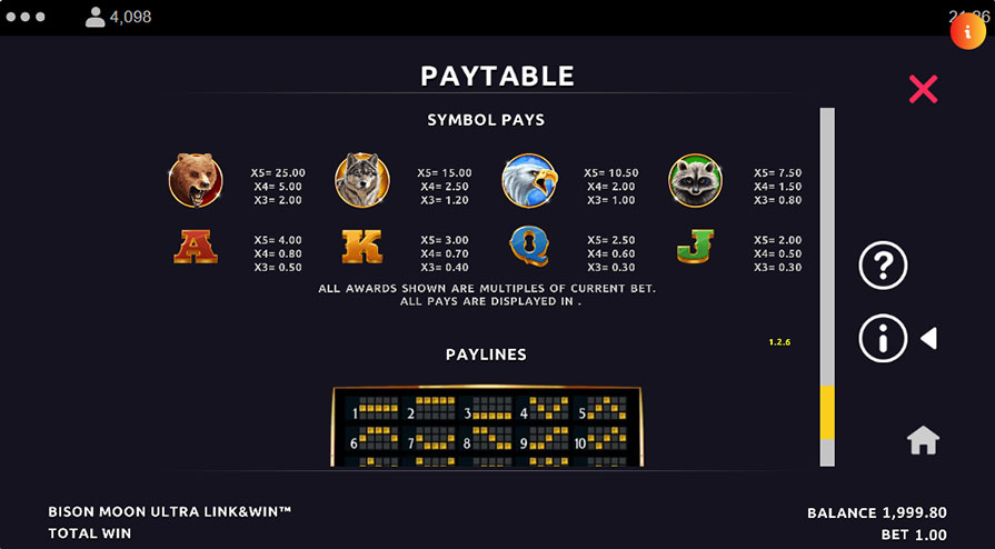 Bison Moon Ultra Link and Win