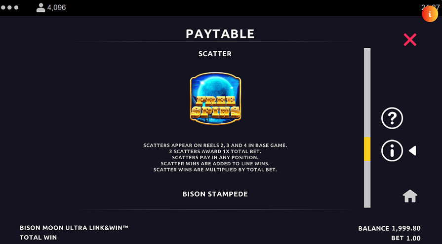 Bison Moon Ultra Link and Win