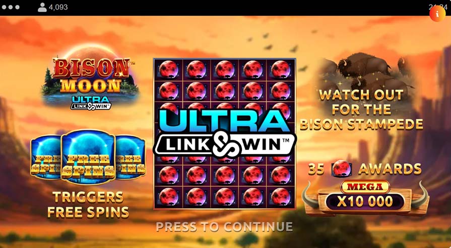 Bison Moon Ultra Link and Win