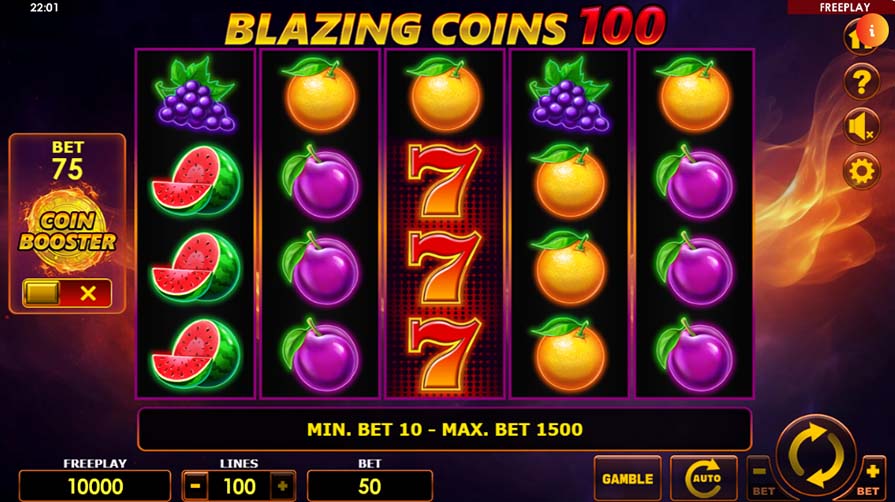 Blazing Coins 100