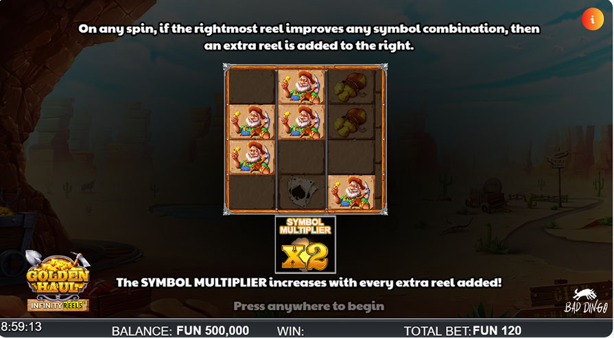 Golden Haul Infinity Reels