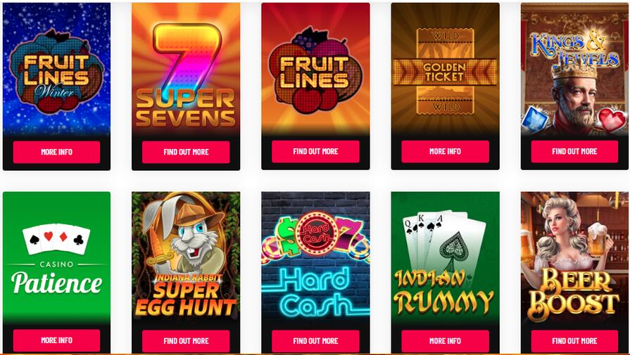 Provider Oryx Gaming games