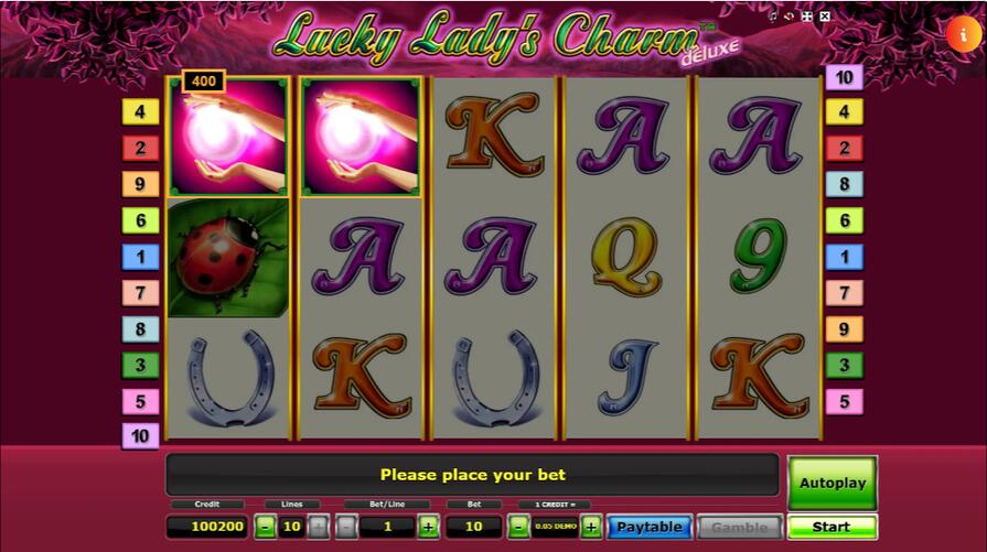 Slot Lucky Lady's Charm Deluxe
