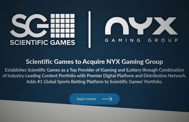 Компания Scientific Games приобретает NYX Gaming Group