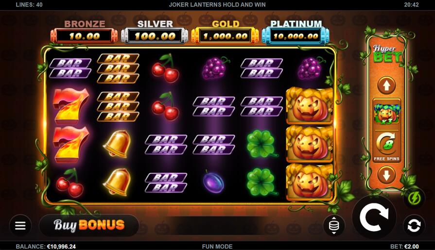 Joker Lanterns Hold and Win