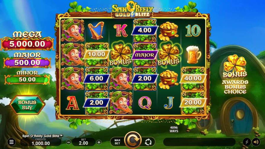 Слот Spin O’Reely Gold Blitz
