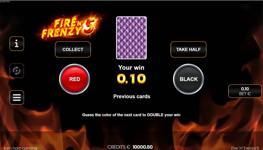 Fire ’n’ Frenzy 5 бонусы