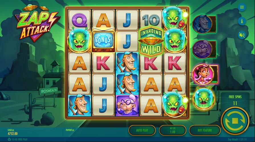 Zap Attack! бонусы