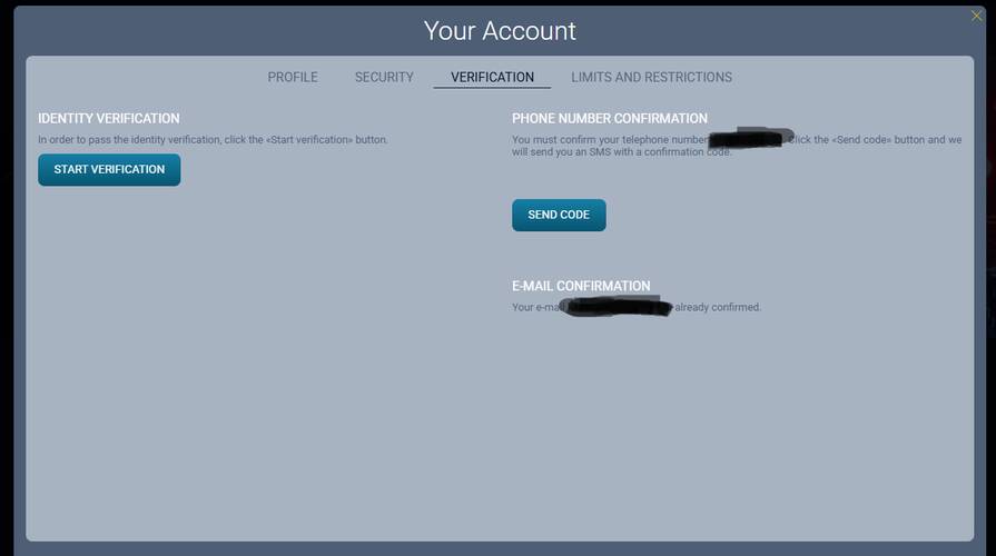 Верификация в казино Sprut