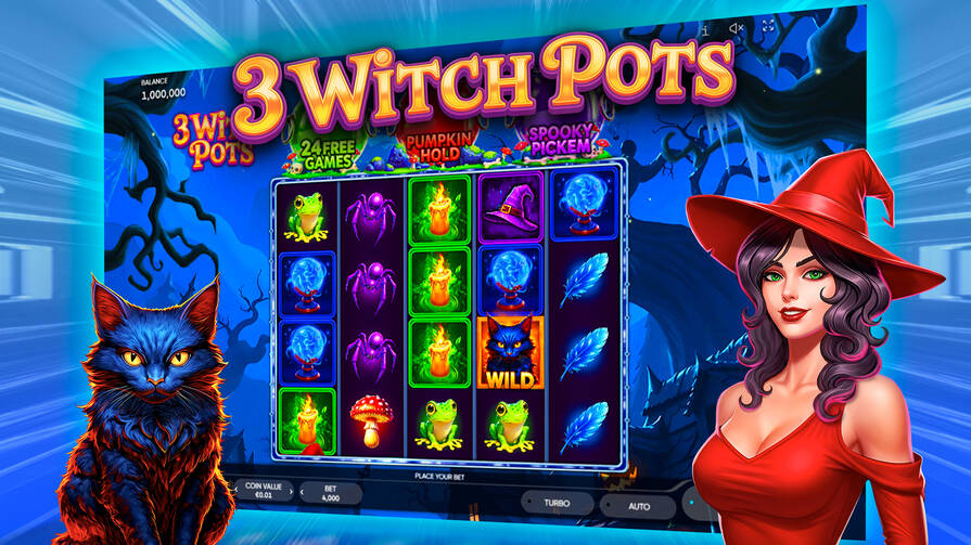 3 Witch Pots