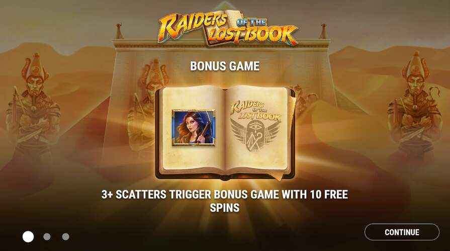 Демо Raiders of the Lost Book