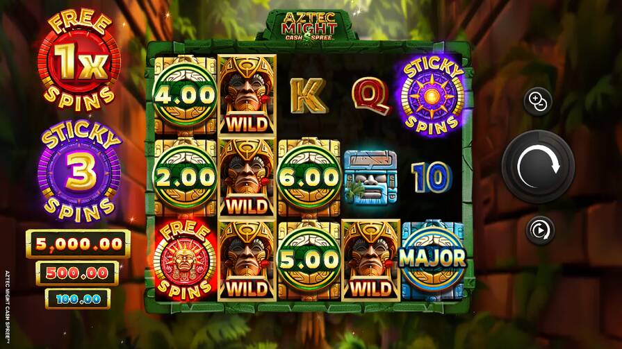 Aztec Might Cash Spree