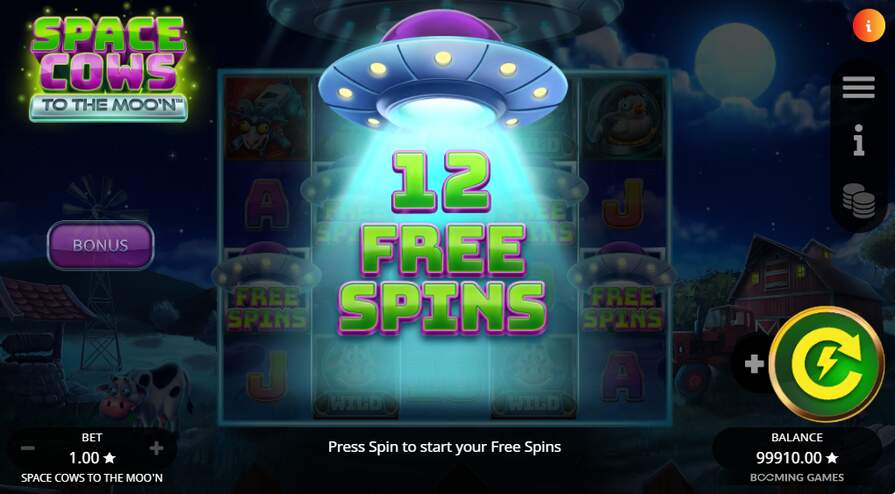 Бонусы в Space Cows to the Moo’n