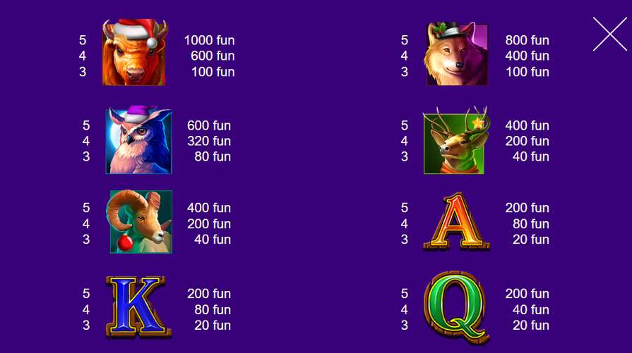 Символы в X-mas Buffalo