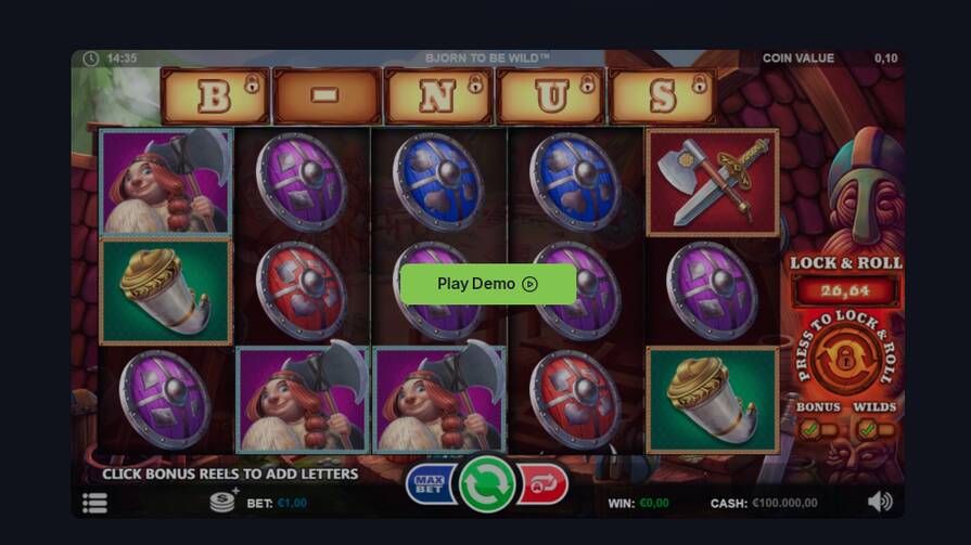 Слот Bjorn to be Wild