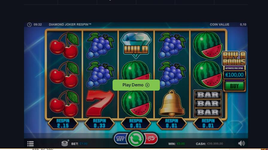 Слот Diamond Joker Respin