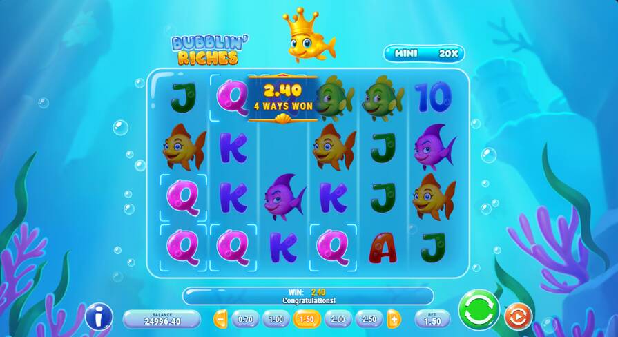 Игра Bubblin' Riches