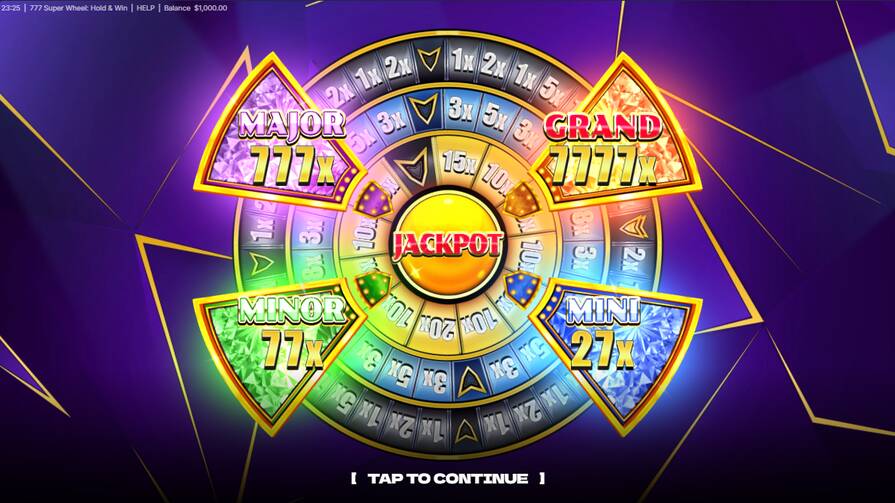 Слот 777 Super Wheel: Hold and Win