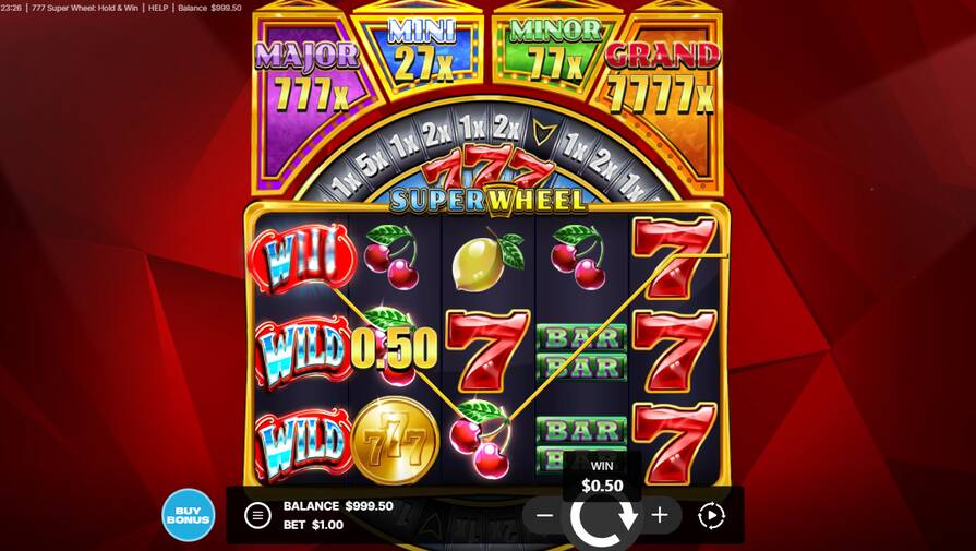 777 Super Wheel: Hold and Win дизайн