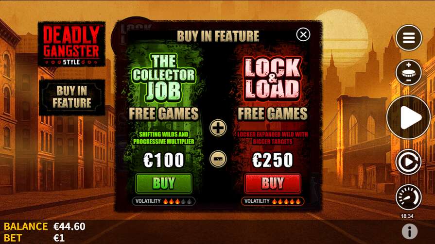 Deadly Gangster Style бонусы